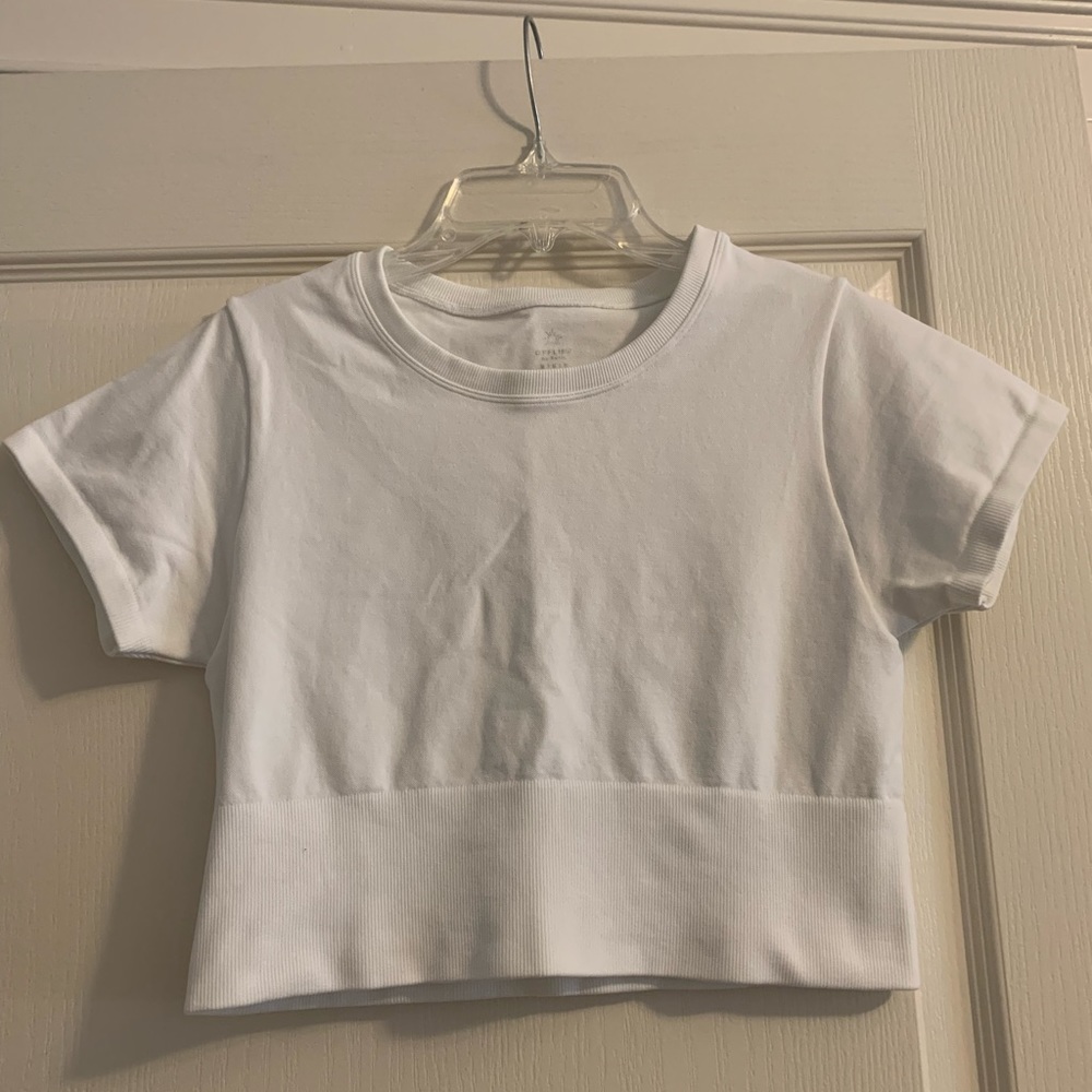 Offline by Aerie Sidewalks Seamless Cropped T-shirt